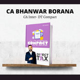 CA Inter Direct Tax Handwritten Compact Book by CA Bhanwar Borana | For Jan 26 & May 26 Exams
